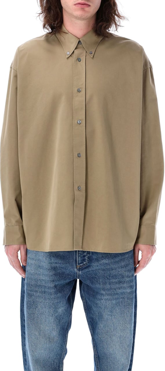 Studio Nicholson Long Sleeve Shirt Parcel Beige Beige