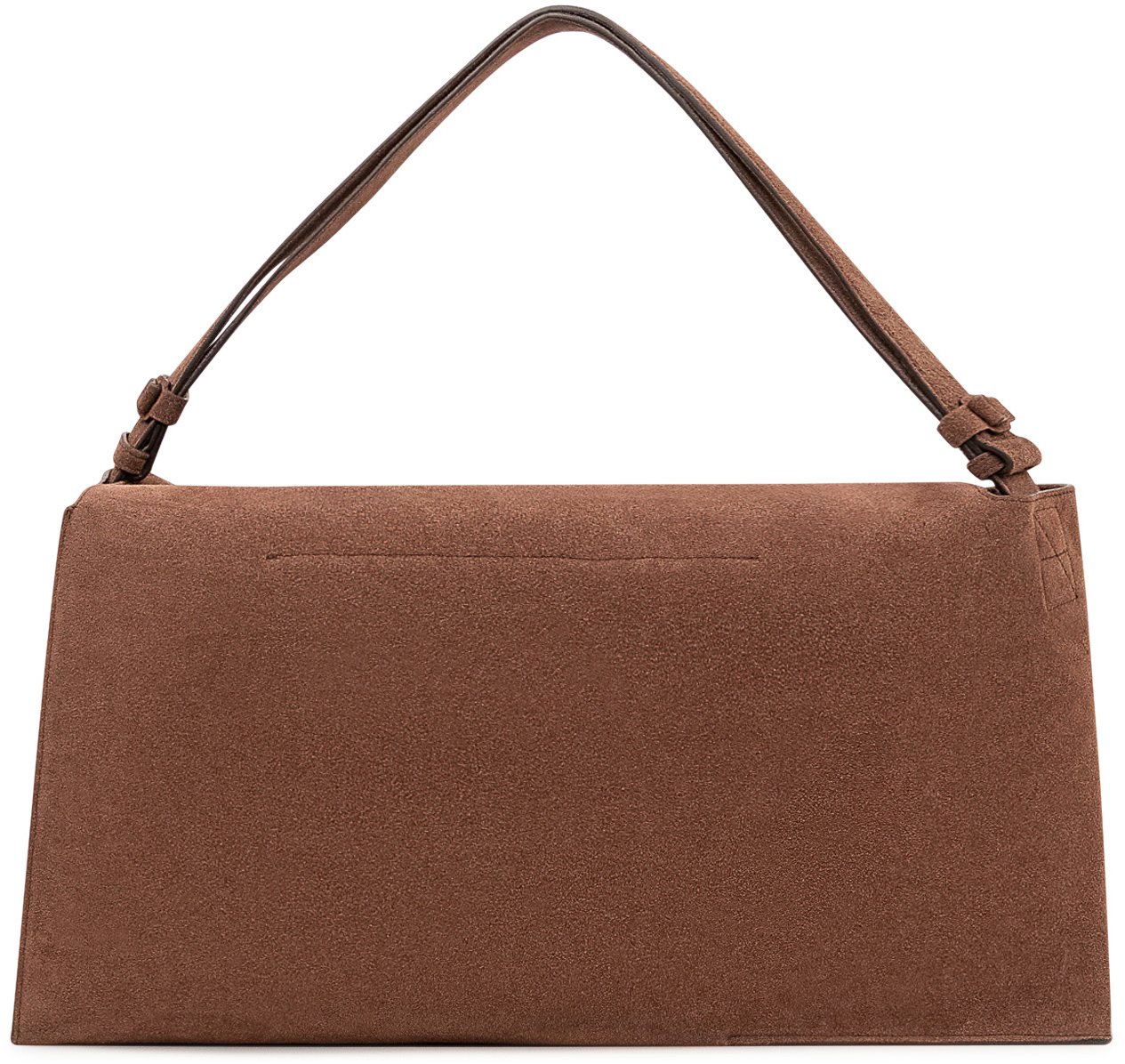 Studio Nicholson Borsa The Folded a Spalla con Patta Bruin