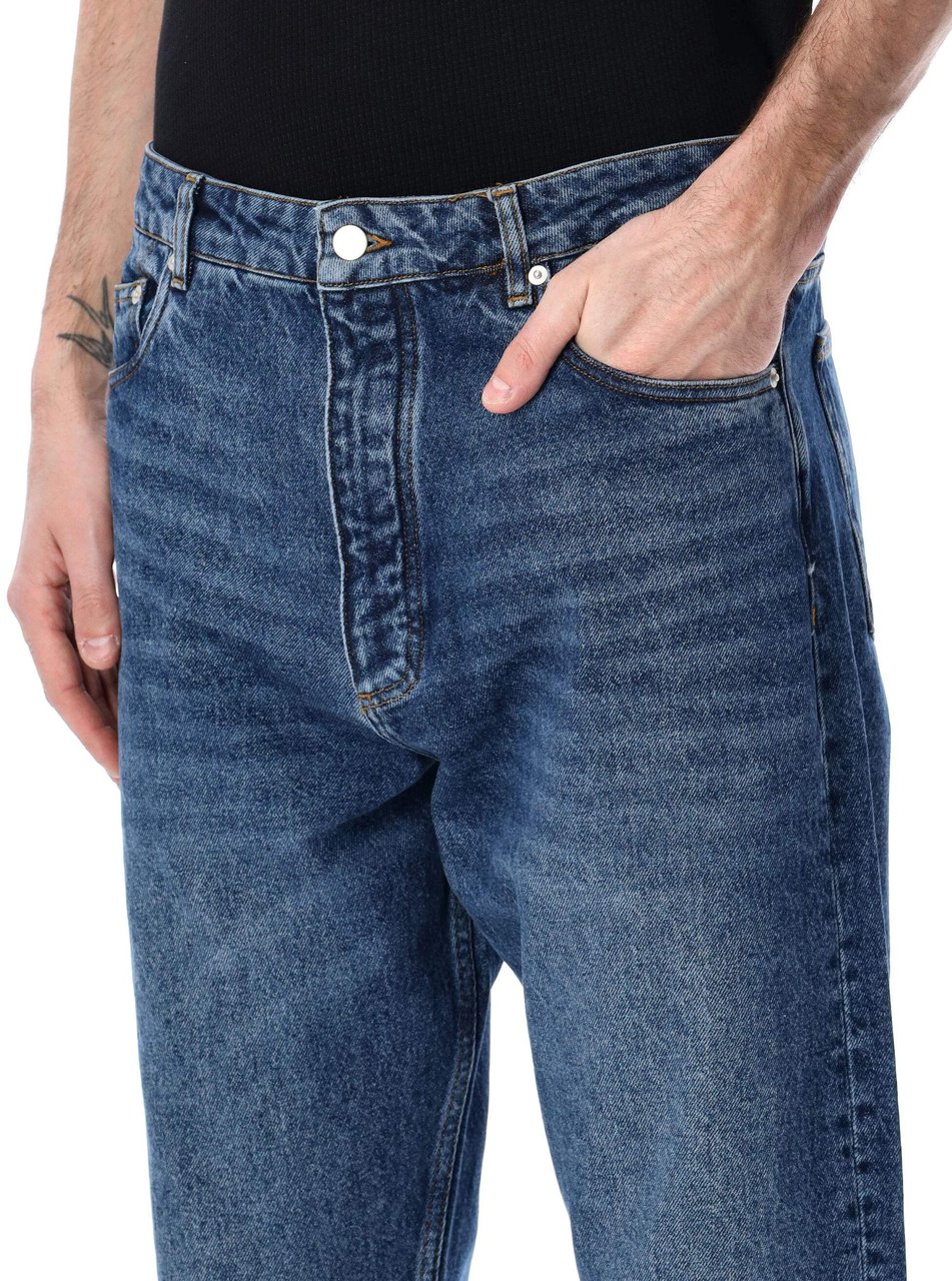 Studio Nicholson Rino Jeans Warn Wash Indigo Blauw
