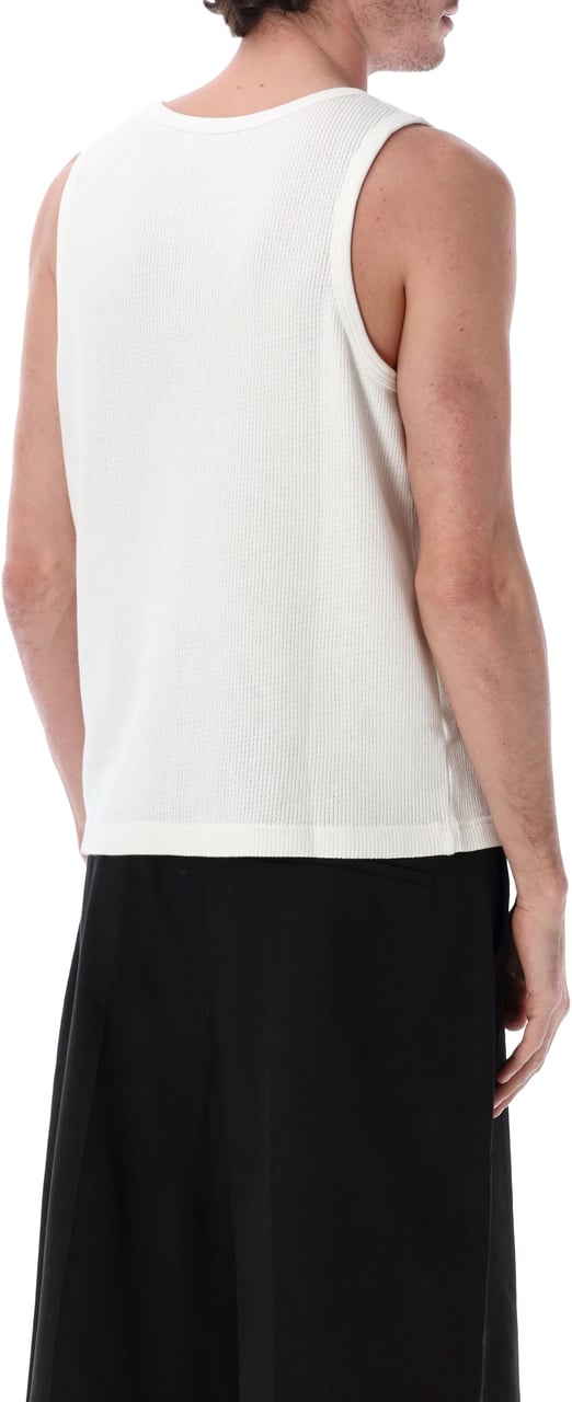 Studio Nicholson Knit Tank Parchment Wit