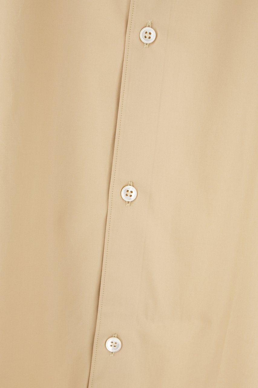 Studio Nicholson Studio Nicholson Sand cotton oversize shirt Beige