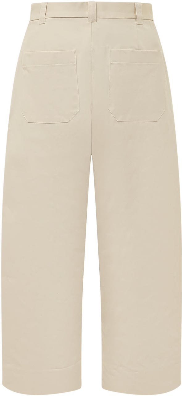 Studio Nicholson Pantaloni con Pinces Frontali Beige
