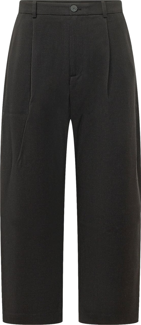 Studio Nicholson Pantaloni Curved Tapered con Pince Donkergrijs