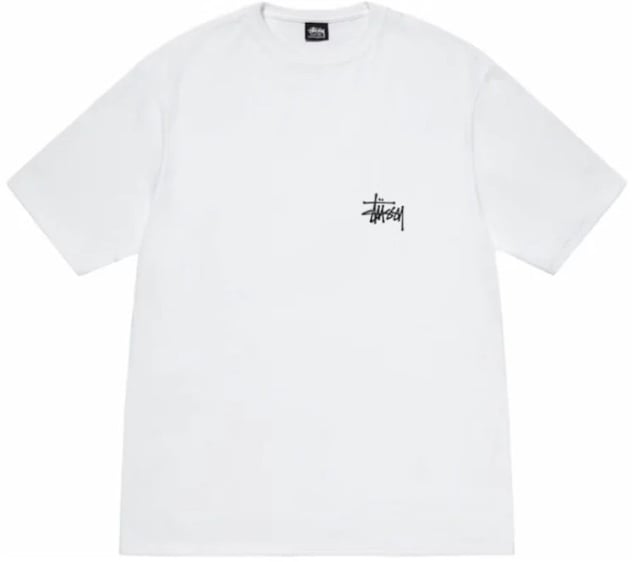 Stüssy T-shirt Stüssy Basic White Wit