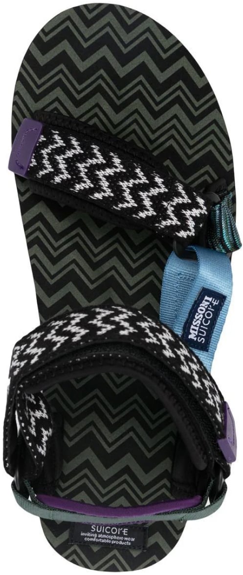 Suicoke Missoni X  Depa Sandals Zwart
