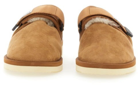 Suicoke Suede Slip-On Ciabatta M2ab Bruin