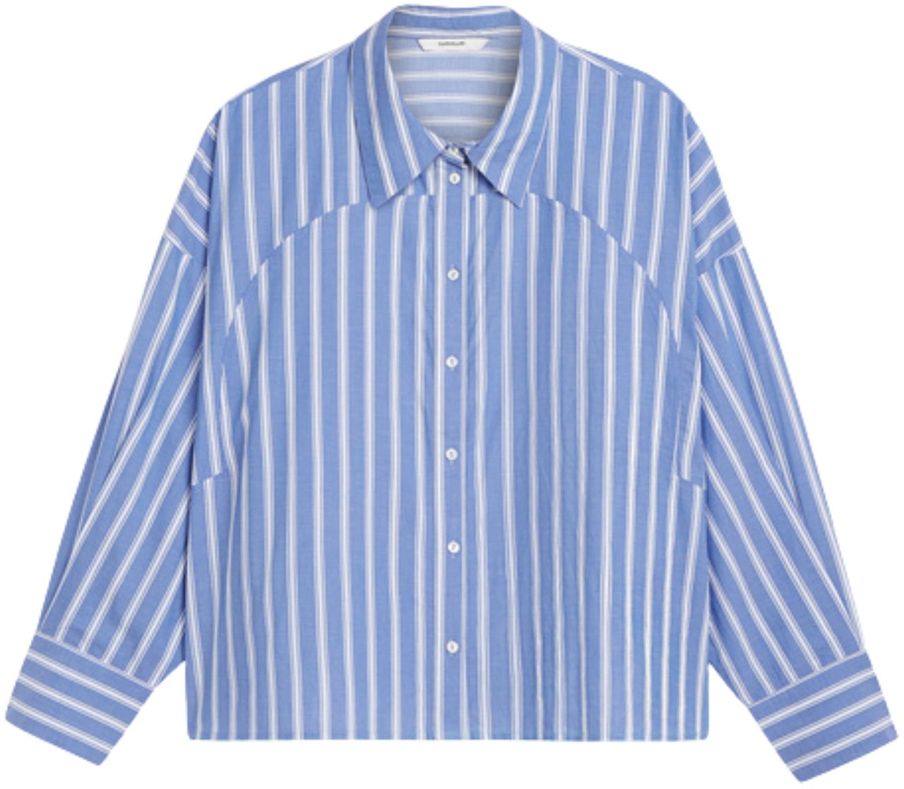Summum Summum Blouse Shirt Stripe Lichtblauw 2s3398-12408 Blauw