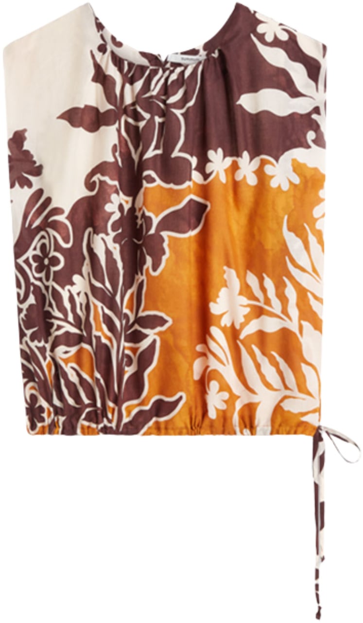 Summum Summum Top Border Print Double  Multicolor 2s3479-12453 Divers