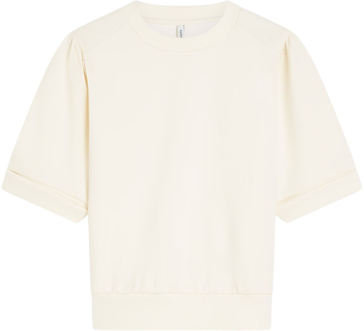 Summum Summum Top Soft Scuba  Ecru 3s5249-30606 Wit
