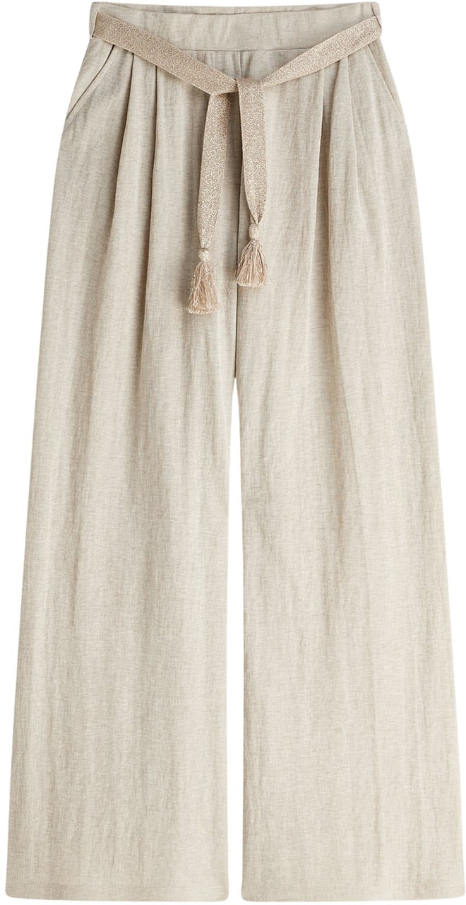 Summum Summum Trouser Linen Look Beige 4s2972-30761 Beige