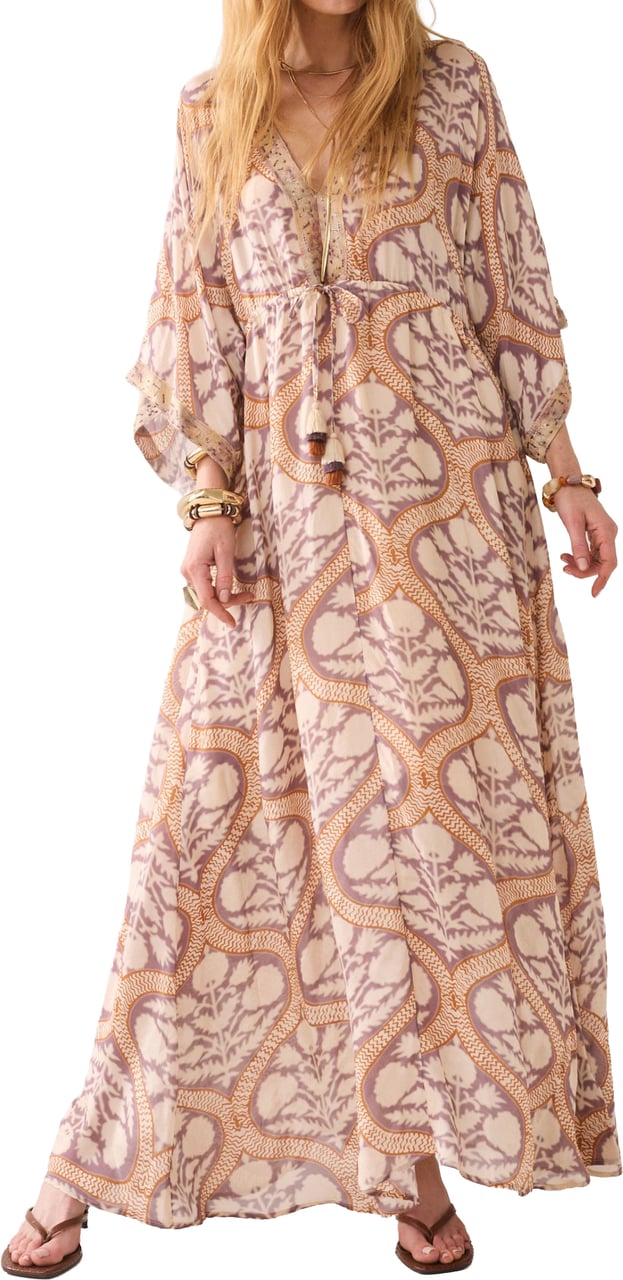 Summum Dress Art Deco Print Multicolor 5s1604-12121 Divers