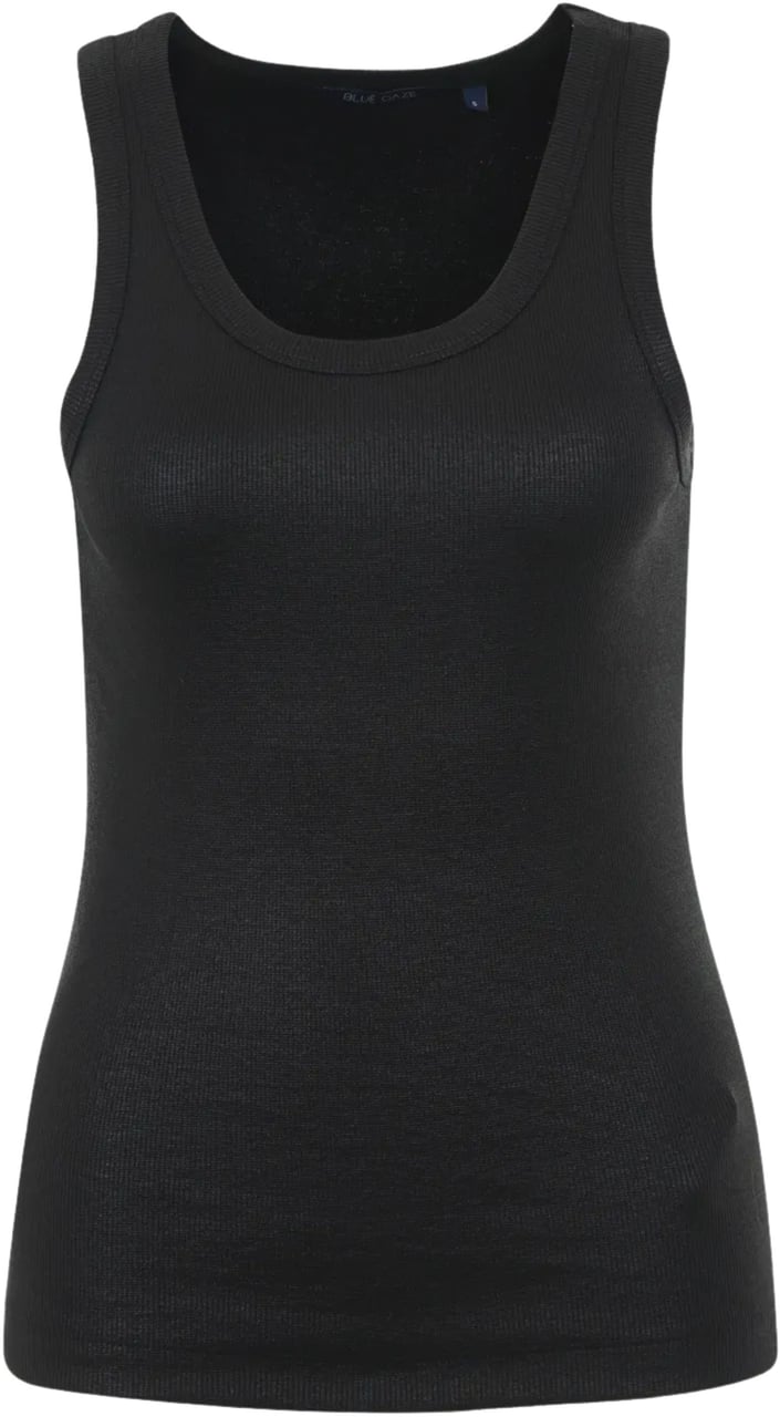 Summum Summum Rib Tanktop (3s4873) Singlets Zwart Lisbon-5138 Zwart