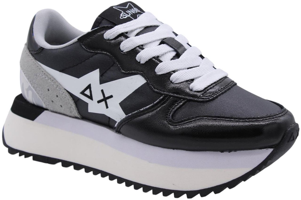 SUN68 Sneaker Black Zwart