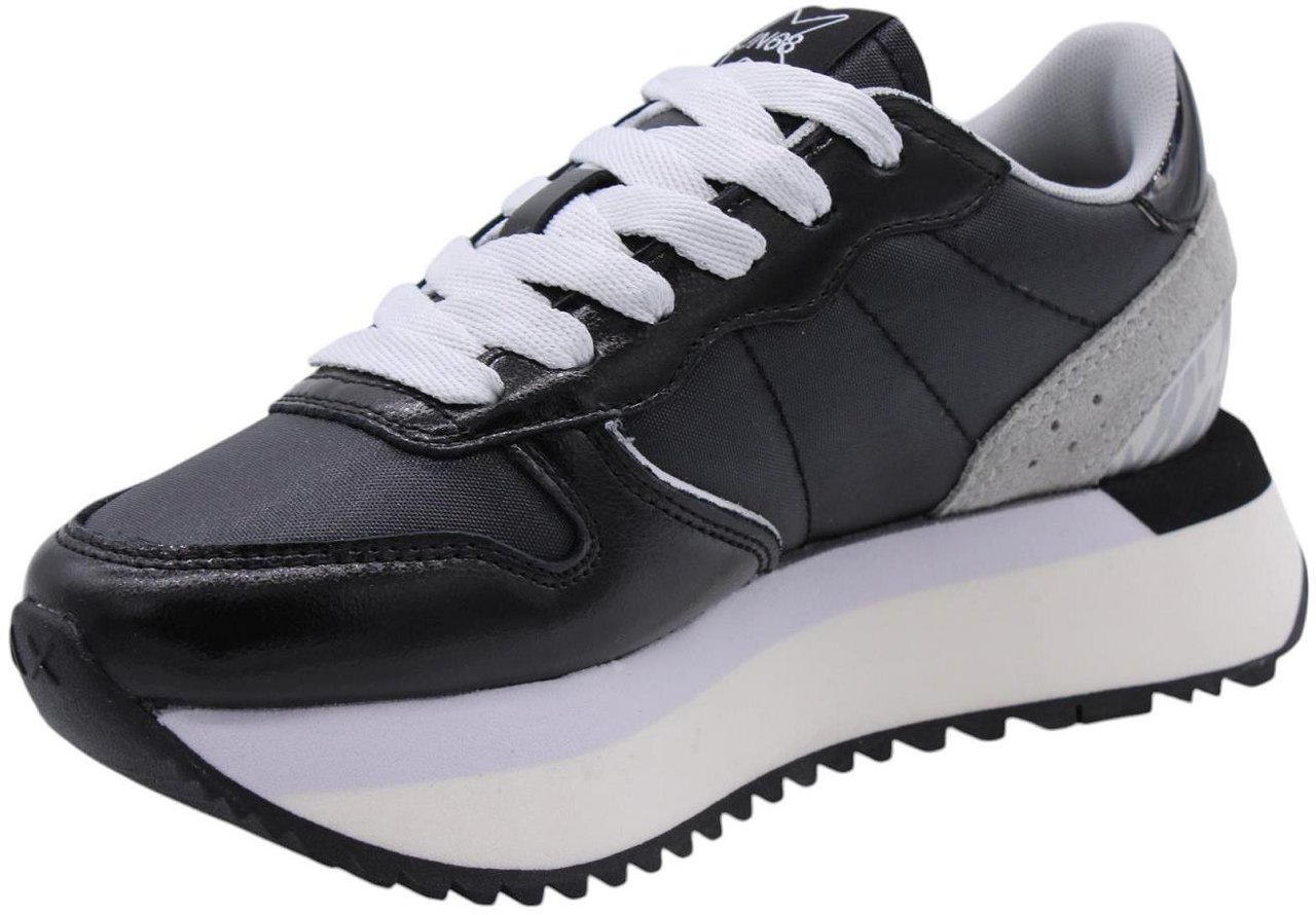 SUN68 Sneaker Black Zwart