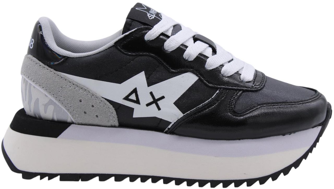 SUN68 Sneaker Black Zwart