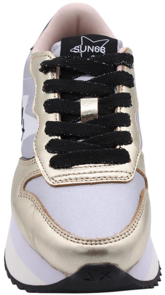 SUN68 Sneaker Gold Goud
