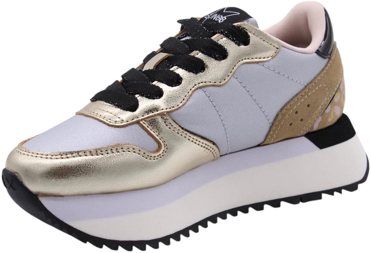 SUN68 Sneaker Gold Goud