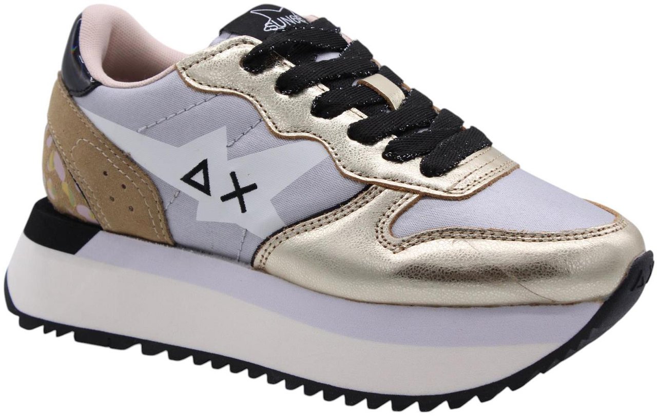 SUN68 Sneaker Gold Goud