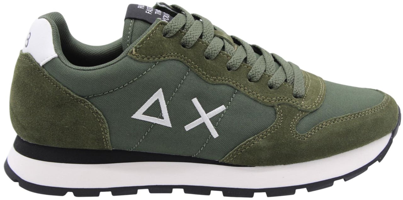 SUN68 Sneaker Green Groen