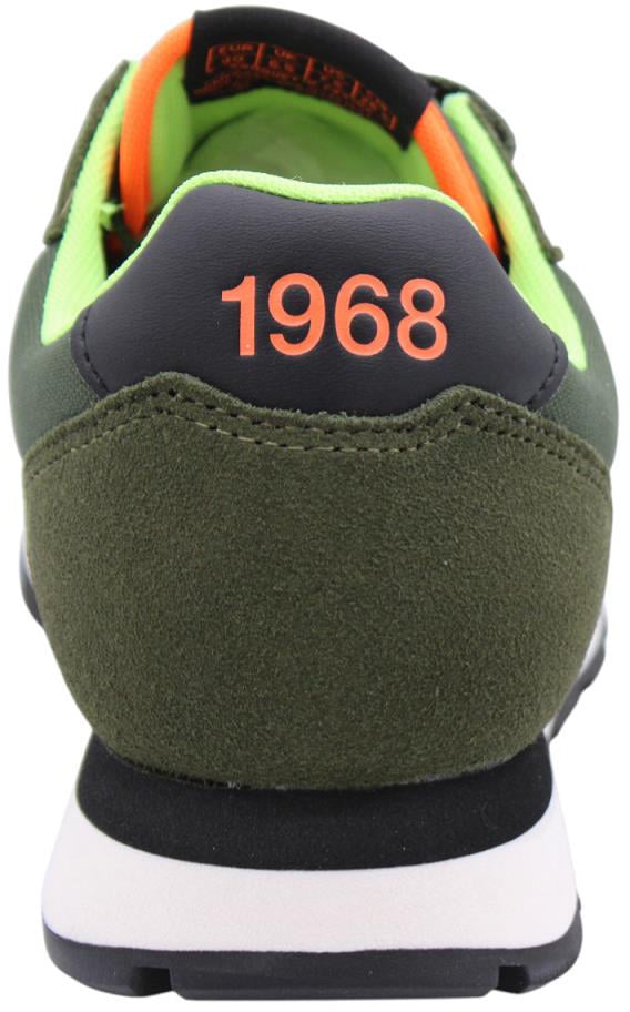 SUN68 Sneaker Green Groen