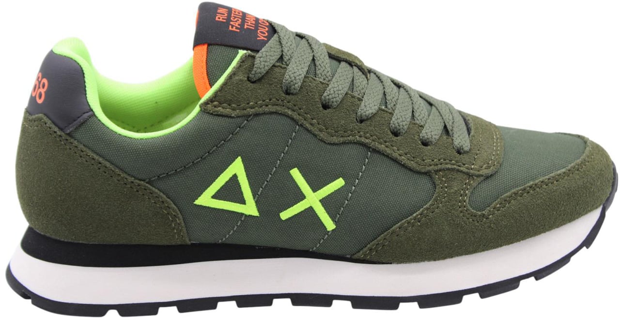 SUN68 Sneaker Green Groen