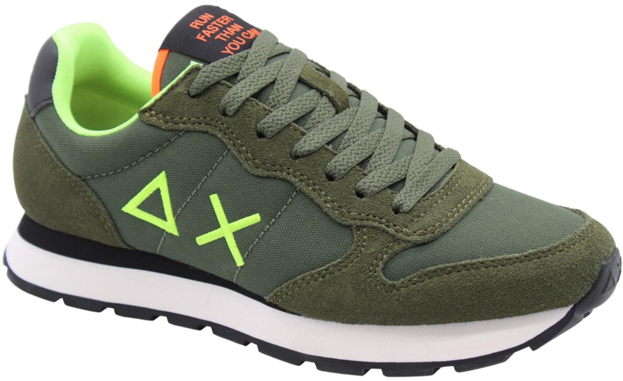 SUN68 Sneaker Green Groen