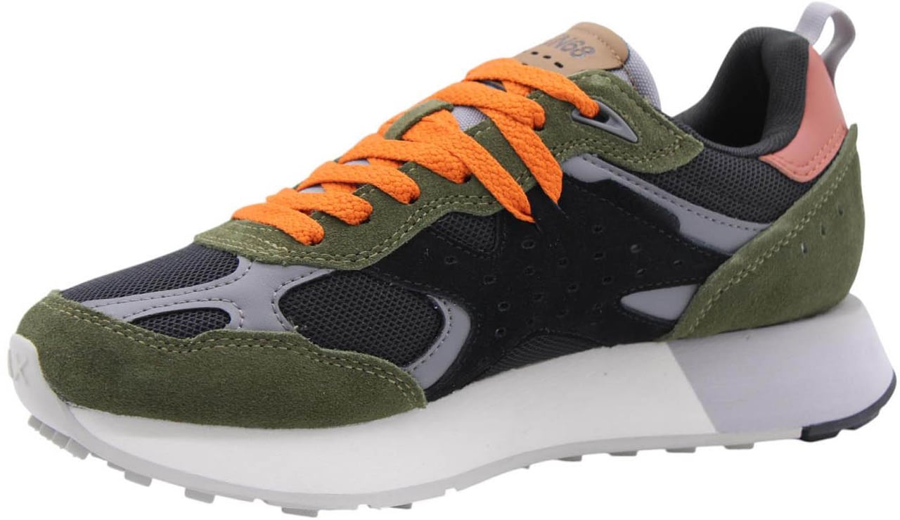 SUN68 Sneaker Green Groen