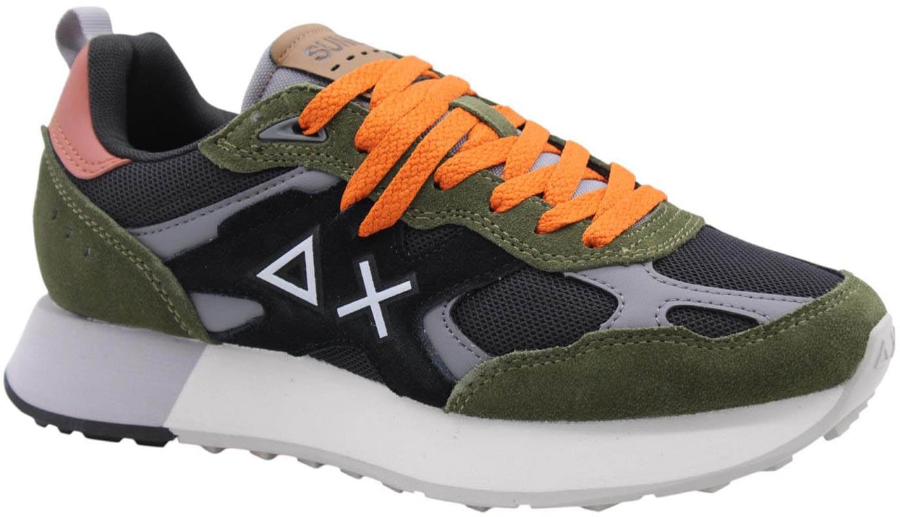 SUN68 Sneaker Green Groen