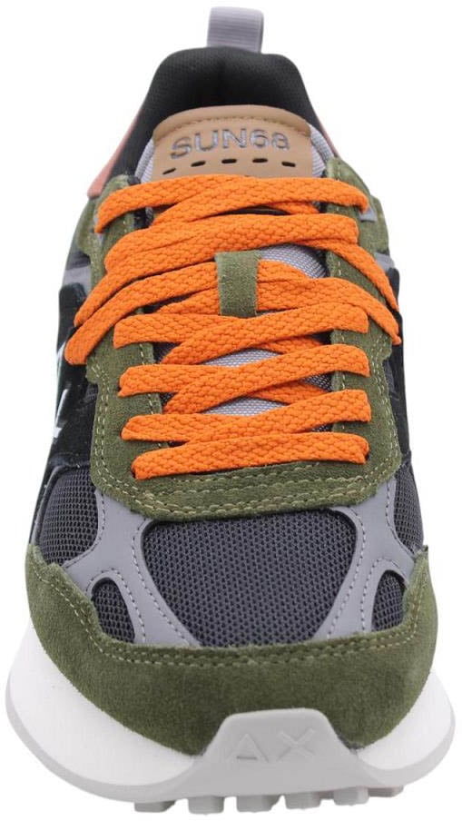 SUN68 Sneaker Green Groen
