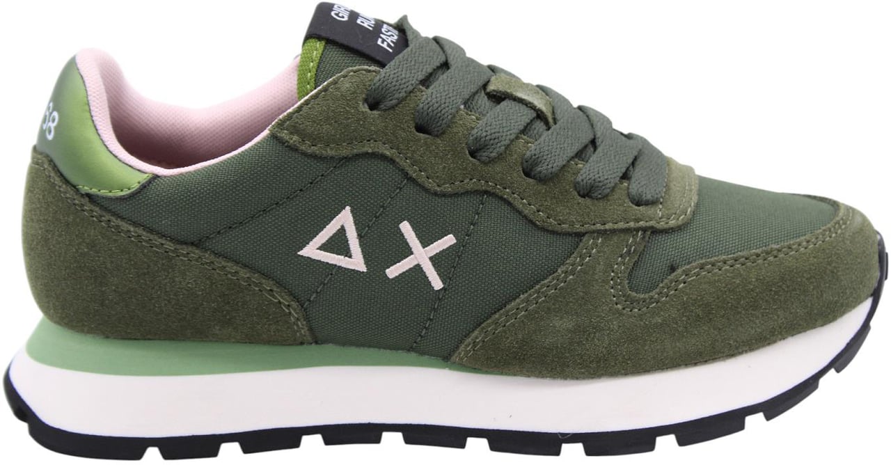 SUN68 Sneaker Green Groen
