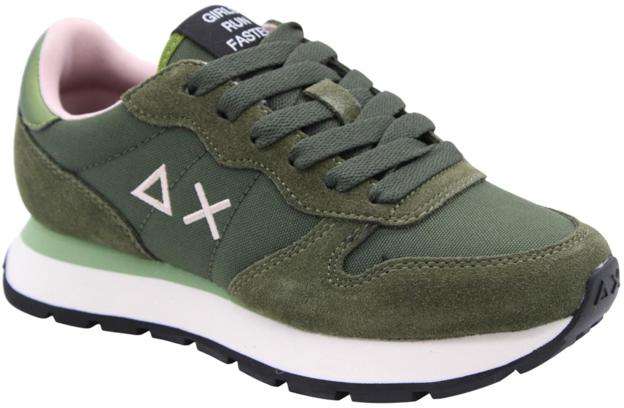 SUN68 Sneaker Green Groen