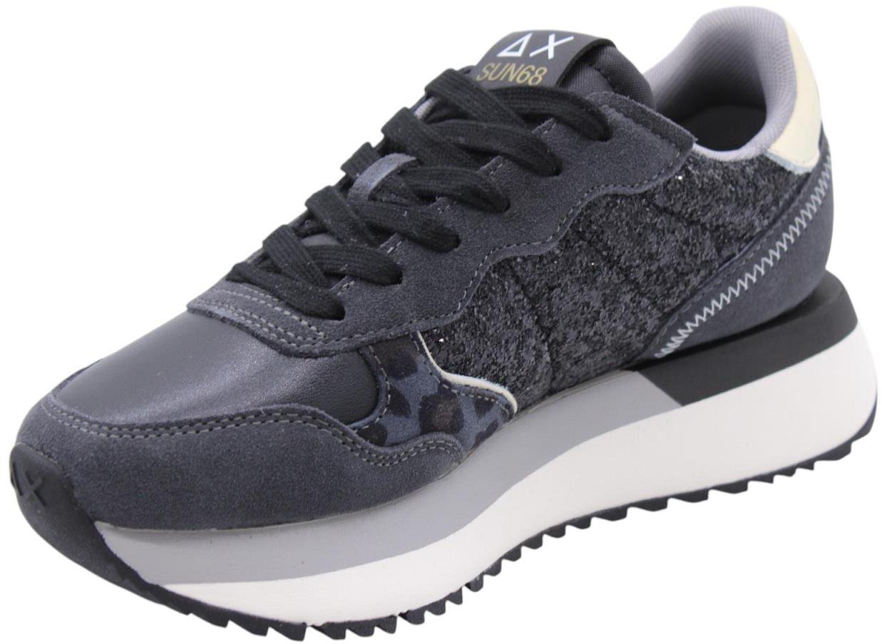 SUN68 Sneaker Black Zwart