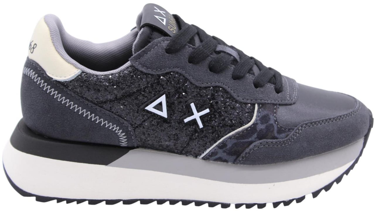SUN68 Sneaker Black Zwart