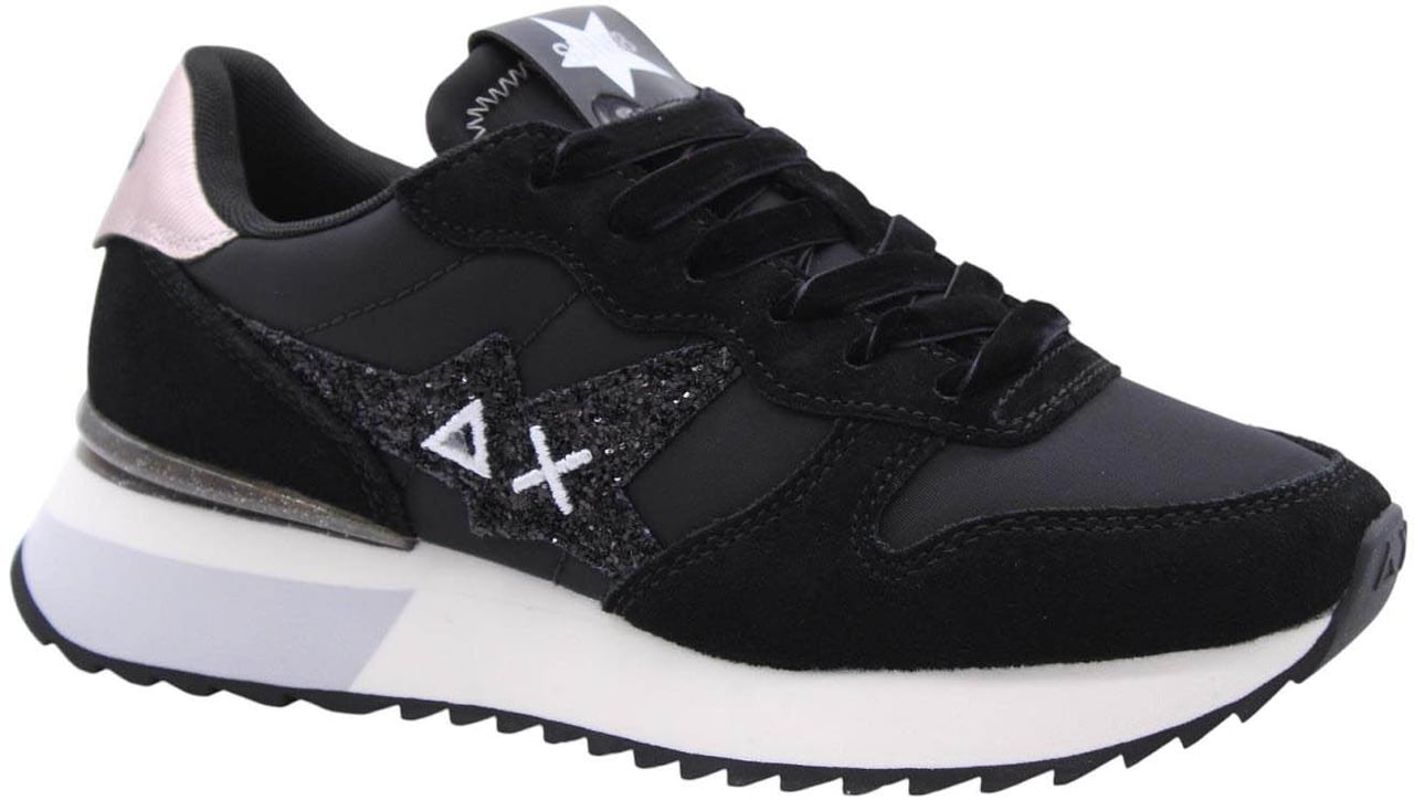 SUN68 Sneaker Black Zwart