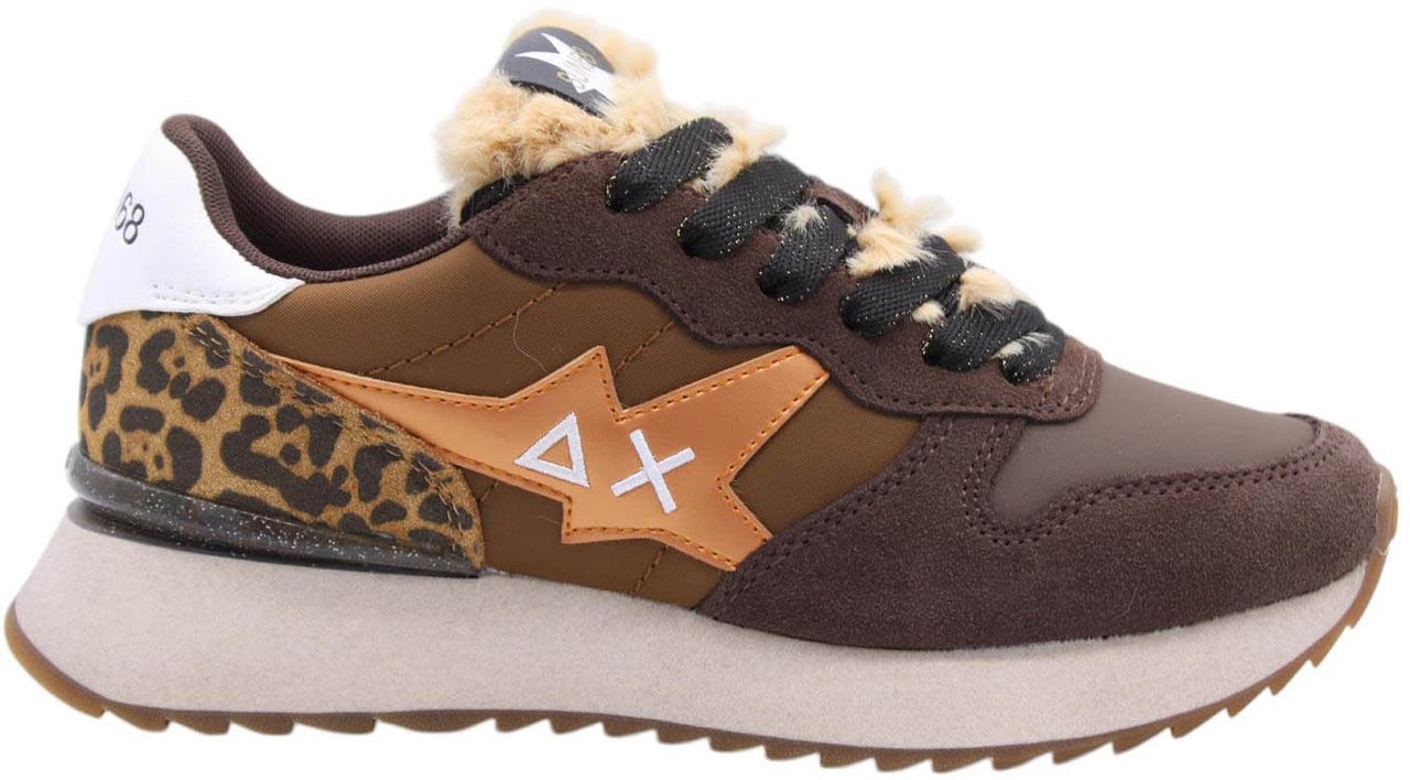 SUN68 Sneaker Brown Bruin