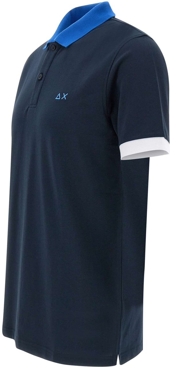 SUN68 T-Shirts And Polos Blue Blauw