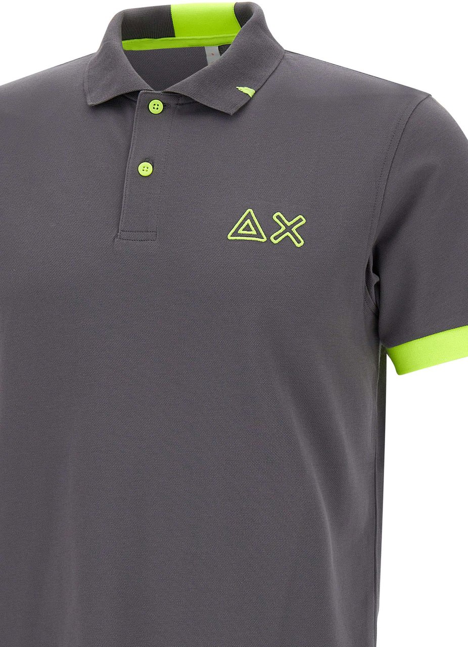 SUN68 T-Shirts And Polos Grey Donkergrijs