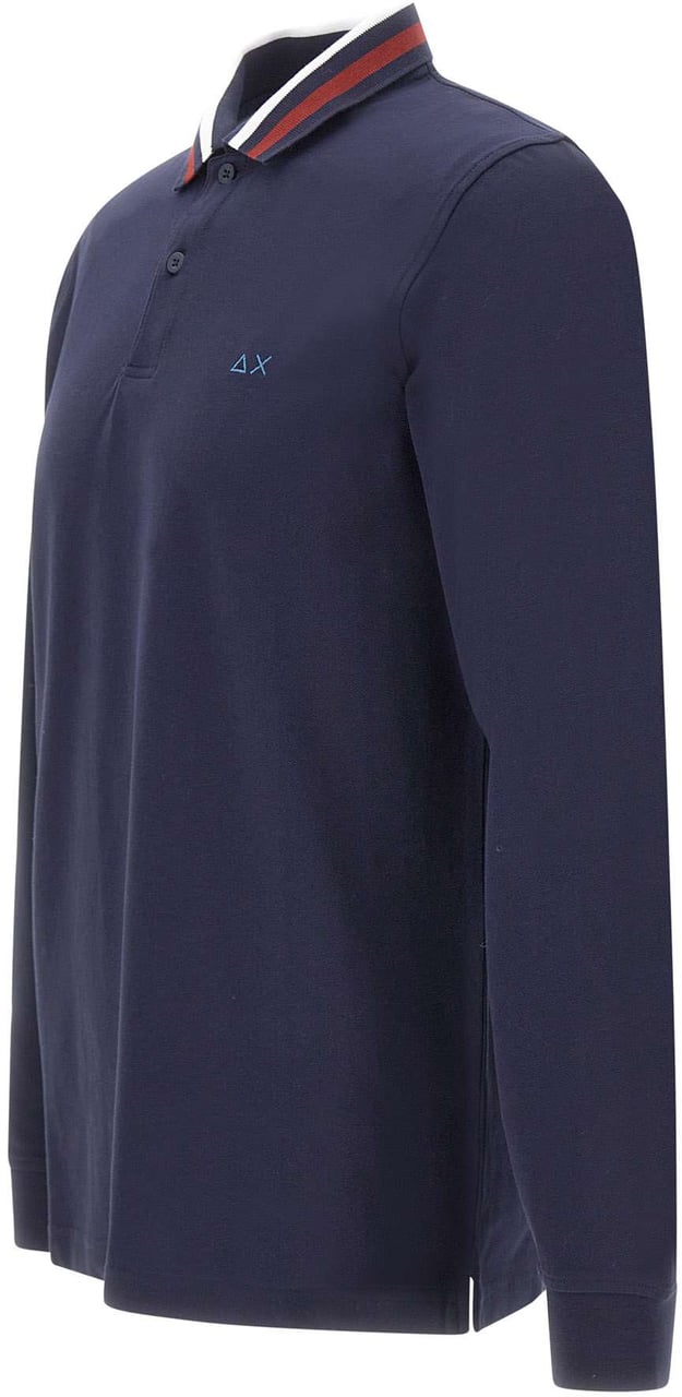 SUN68 T-Shirts And Polos Blue Blauw