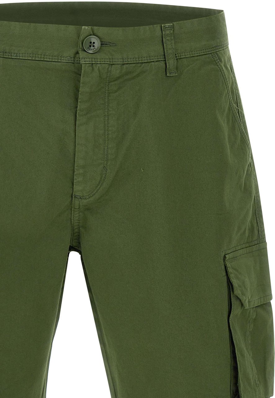 SUN68 Shorts Green Donkergroen
