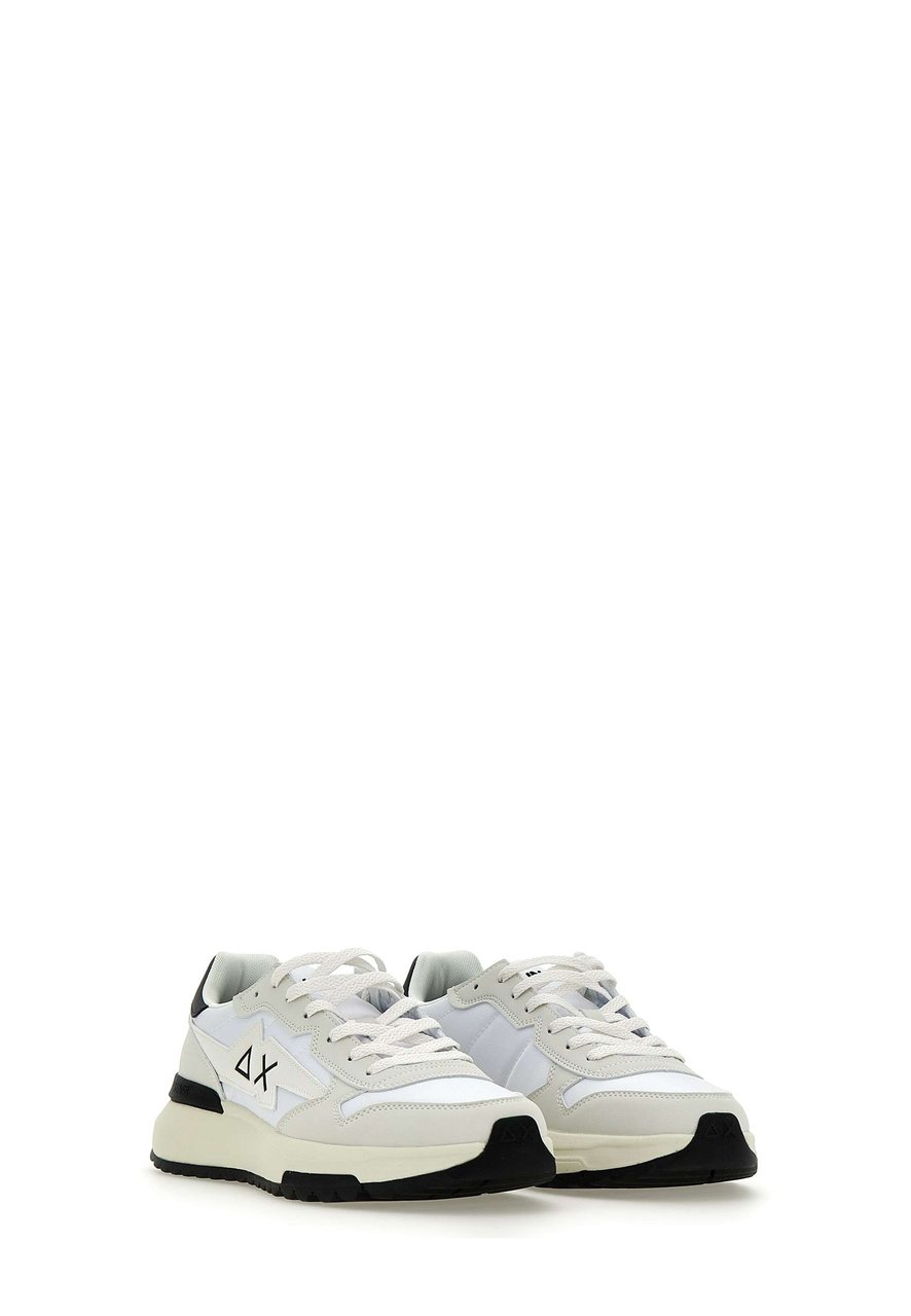 SUN68 Sneakers White Wit