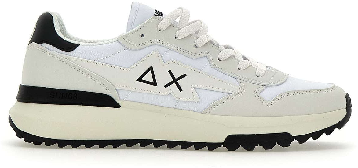 SUN68 Sneakers White Wit