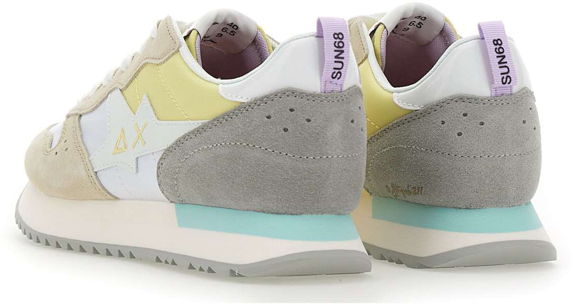 SUN68 Sneakers White Wit