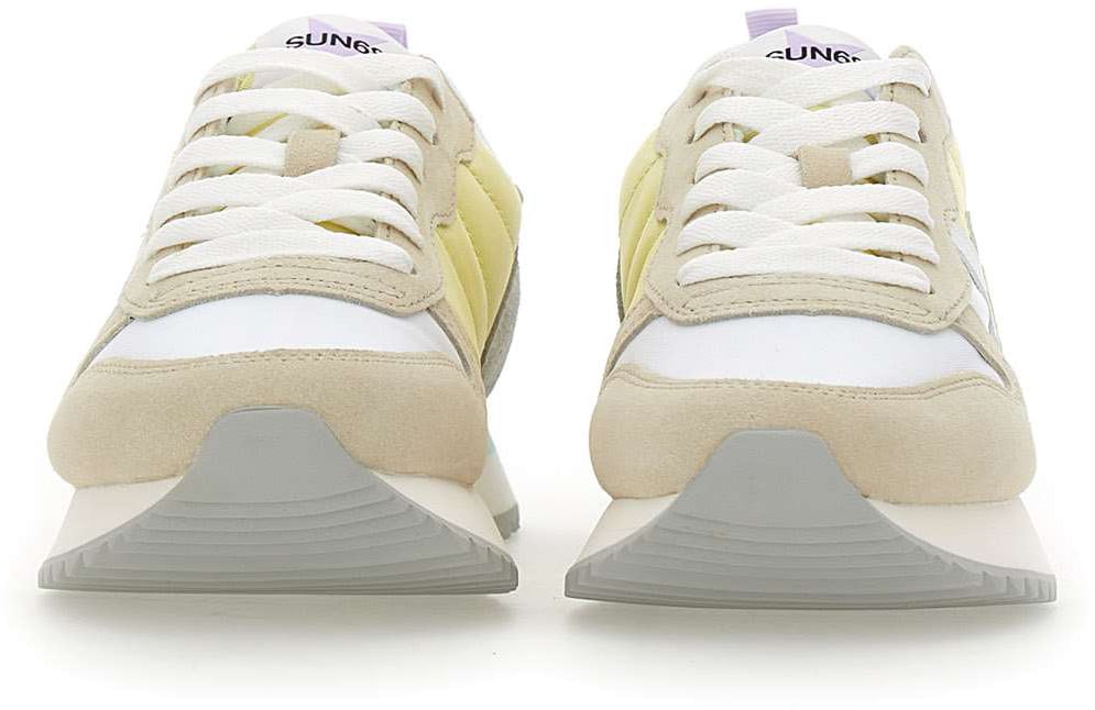 SUN68 Sneakers White Wit
