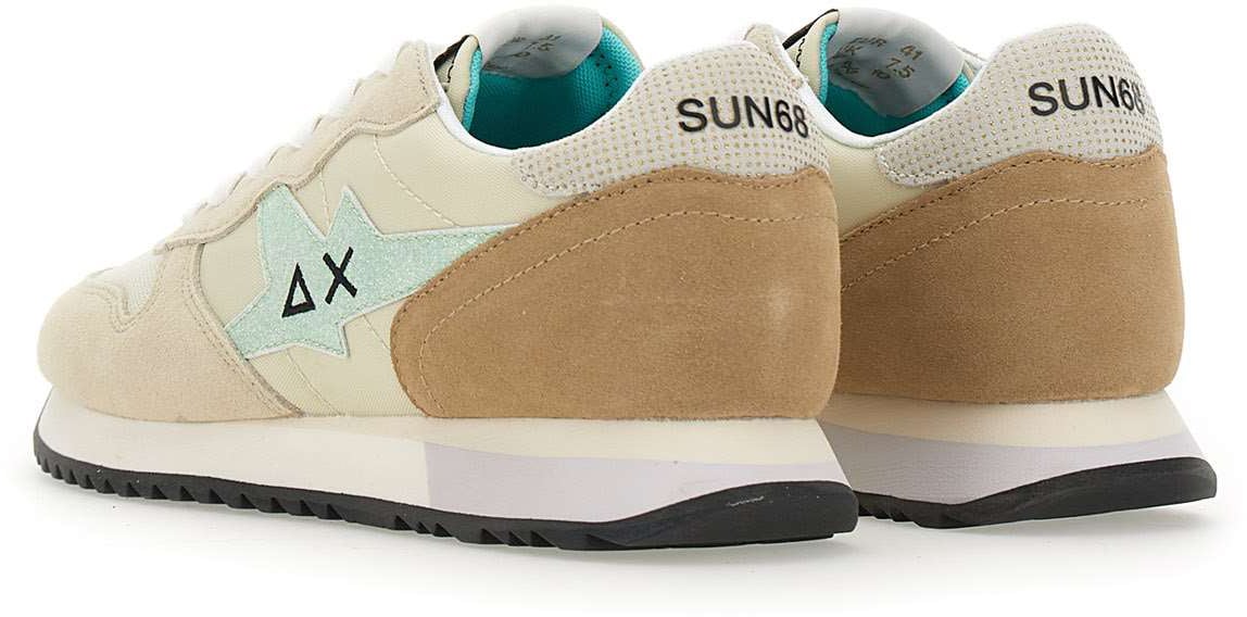 SUN68 Sneakers White Wit