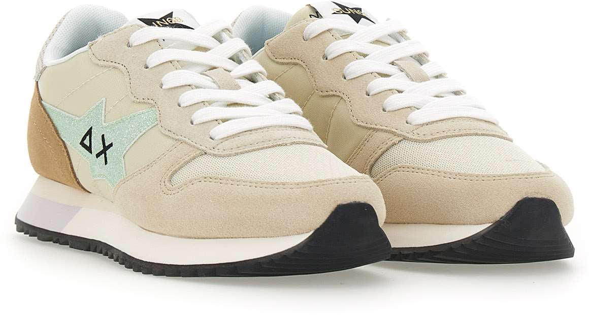 SUN68 Sneakers White Wit