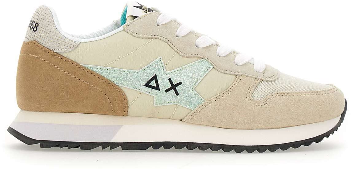 SUN68 Sneakers White Wit