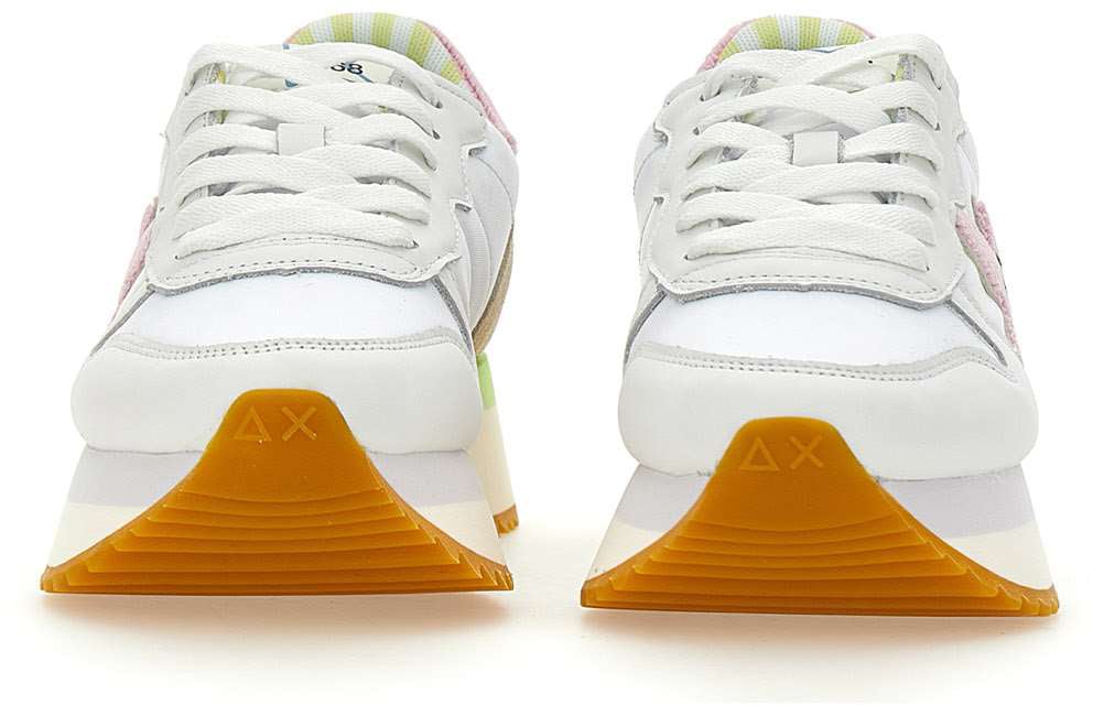 SUN68 Sneakers White Wit