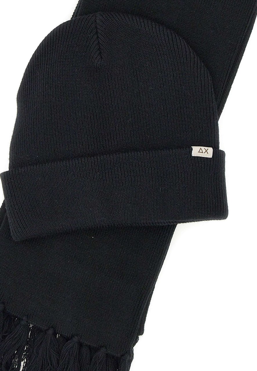SUN68 Scarfs Black Zwart