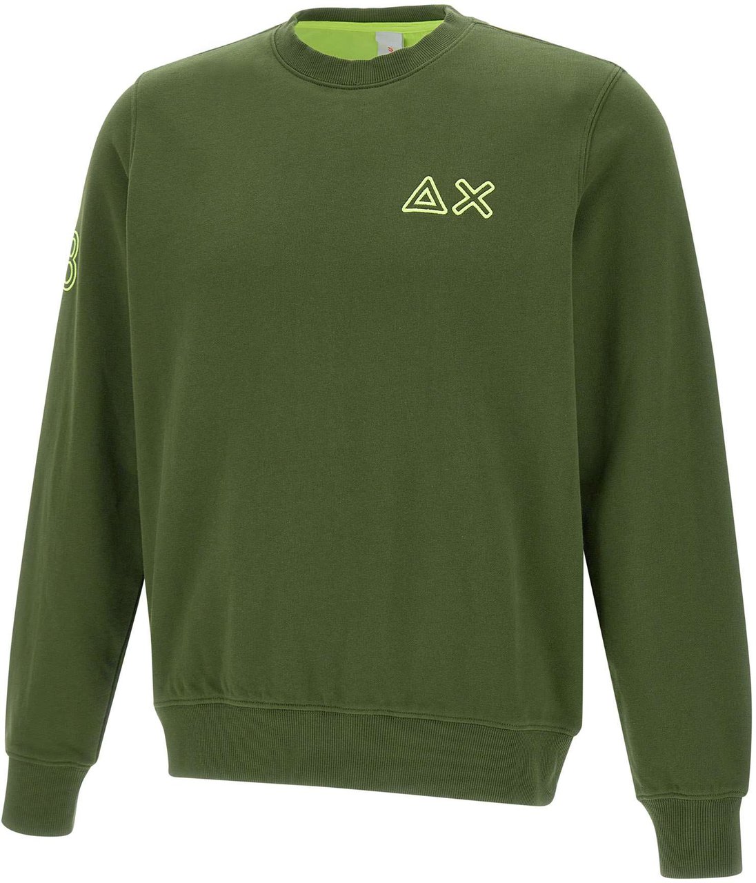 SUN68 Sweaters Green Groen