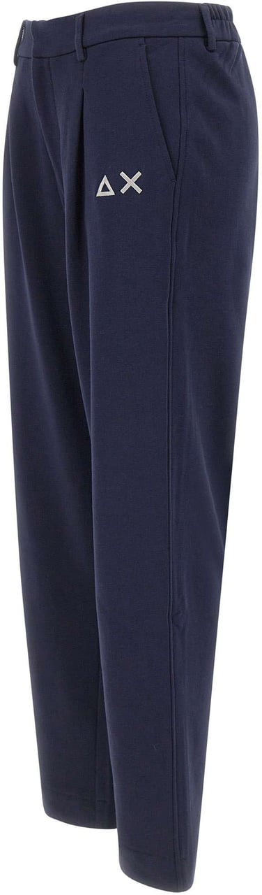 SUN68 Trousers Blue Blauw